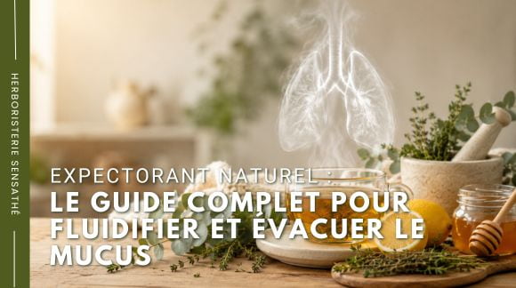 Expectorant naturel  le guide complet pour fluidifier et évacuer le mucus - Herboristerie Sensathé